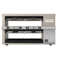 Merco MHG22SSB1N MercoEco 2 Shelf / 4 Pan Dedicated Holding Bin Cabinet with Timer Bar - 120V; 800W