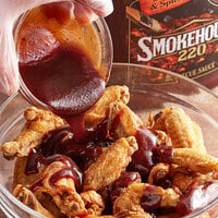 Smokehouse 220 1 Gallon Sweet and Spicy BBQ Sauce - 4/Case