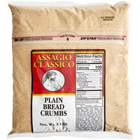 5 lb. Plain Bread Crumbs - 6/Case