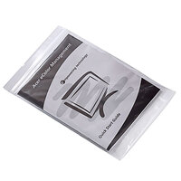 Choice 5 inch x 10 inch 2 Mil Clear LDPE Zip Top Bag - 1000/Case