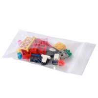 Choice 1 1/2 inch x 2 inch 2 Mil Clear Polyethylene Zip Top Bag - 1000/Case