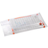 TamperSafe 12" x 15" 2 Mil Clear LDPE Zip Top Bag with Perforated Tear Strip - 1000/Case