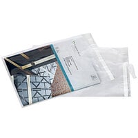 Lavex Packaging 12 inch x 15 1/2 inch 2 Mil Clear Postal-Approved Tear-Proof Polyethylene Lip and Tape Mailer - 1000/Case