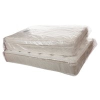 Lavex Industrial 56 inch x 15 inch x 95 inch 3 Mil Polyethylene Pillow Top Full Sized Mattress Bag on a Roll - 45/Roll