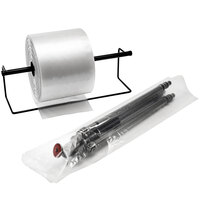 Lavex Packaging 2 1/2 inch x 750' 4 Mil Clear Polyethylene Layflat Tubing on a Roll
