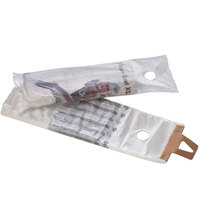 Lavex Lodging 7 1/2 inch x 21 inch .4 Mil Clear Polyethylene Newspaper Bag - 2000/Case