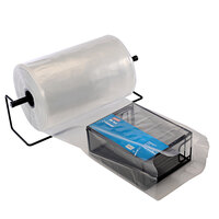 Lavex Packaging 36 inch x 1350' 2 Mil Clear Polyethylene Layflat Tubing on a Roll