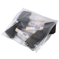 Choice 12 inch x 12 inch 3 Mil Clear Polyethylene Slider Top Bag - 250/Case