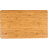 American Metalcraft BAM211 Rectangular Bamboo Platter - 21 1/2" x 13"