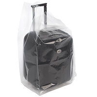 Choice 15 inch x 9 inch x 24 inch 3 Mil Clear Gusseted Polyethylene Bag - 250/Case