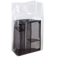 Choice 10 inch x 8 inch x 20 inch 3 Mil Clear Gusseted Polyethylene Bag - 500/Case