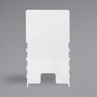 Flash Furniture BR-ASLF-2442-GG 24 inch x 42 inch Clear Acrylic Free-Standing Register Shield / Sneeze Guard