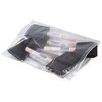 Choice 12 1/2 inch x 9 inch 3 Mil Clear Polyethylene Slider Top Bag - 250/Case