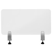 Flash Furniture BR-DDIA-3058-GG 23 inch x 12 inch Clear Acrylic Desk Partition