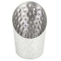American Metalcraft FFHM45 4 1/2 inch Hammered Stainless Steel French Fry Cup