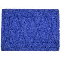 Square Scrub SS P1420TGB 23" Blue 3-D Scrub Tile and Grout Pad