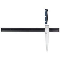 Tablecraft 2918P 18 inch Black Magnetic Knife Holder / Strip