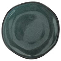International Tableware LU-16-MI Luna 10 1/2" Round Midnight Blue Coupe Porcelain Plate - 12/Case