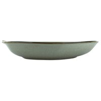 International Tableware LU-3-AS Luna 20 oz. Ash Porcelain Rim Pasta / Soup Bowl - 12/Case