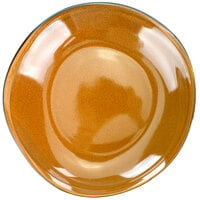 International Tableware LU-3-TA Luna 20 oz. Terracotta Porcelain Rim Pasta / Soup Bowl - 12/Case