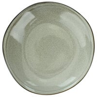 International Tableware LU-120-AS Luna 48 oz. Ash Deep Coupe Porcelain Pasta Plate - 12/Case
