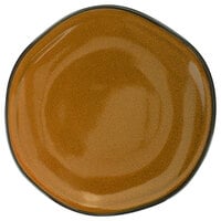 International Tableware LU-16-TA Luna 10 1/2" Round Terracotta Coupe Porcelain Plate - 12/Case