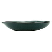 International Tableware LU-3-MI Luna 20 oz. Midnight Blue Porcelain Rim Pasta / Soup Bowl - 12/Case