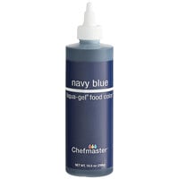 Chefmaster 10.5 oz. Navy Blue Liqua-Gel Food Coloring