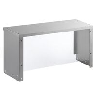 Avantco 177EST2SG 29 inch Overshelf with Sneeze Guard for STE-2S, STE-2SG, STE-2MG, and STE-2M