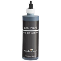 Chefmaster 10.5 oz. Coal Black Liqua-Gel Food Coloring