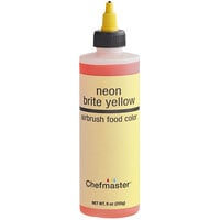 Chefmaster 9 oz. Neon Brite Yellow Airbrush Color