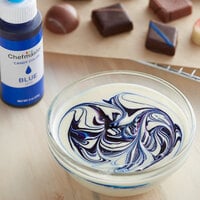 Chefmaster 2 oz. Blue Oil-Based Candy Color