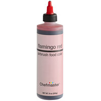 Chefmaster 9 oz. Flamingo Red Airbrush Color