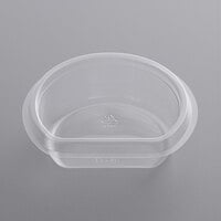 Clear PET Parfait Cup Single Compartment Insert Tray - 80/Pack