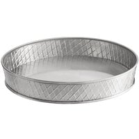 Tablecraft 10035 Lattice 10 1/2" Round Stainless Steel Platter