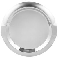 Vollrath 82098 Round Stainless Steel Serving Tray with Handles - 16 inch