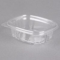 Genpak 4 oz. Clear Hinged Deli Container - 100/Pack