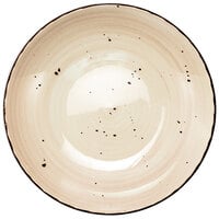 International Tableware RT-110-WH Rotana 40 oz. Wheat Porcelain Pasta Bowl - 12/Case