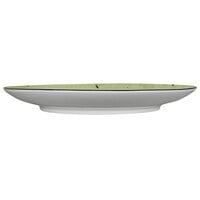 International Tableware RT-16-LI Rotana 10 1/2 inch Lime Coupe Porcelain Plate - 12/Case
