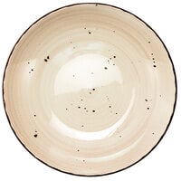 International Tableware RT-107-WH Rotana 14.5 oz. Wheat Porcelain Pasta Bowl - 24/Case