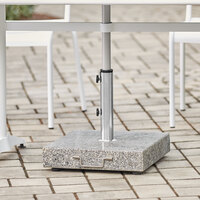 Lancaster Table & Seating 110 lb. Granite Square Umbrella Base