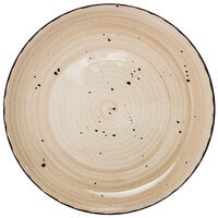 International Tableware RT-5-WH Rotana 5 1/2 inch Wheat Coupe Porcelain Plate - 36/Case