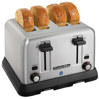Proctor Silex 24850R 4 Slice Commercial Toaster with 1 3/8 inch Slots - 120V, 1750W