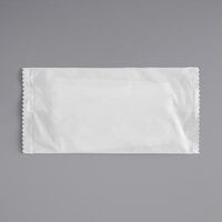 8 inch x 7 1/2 inch Plain White Premium Clean Scented Moist Towelette / Wet Nap   - 250/Case