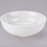 Tuxton BPB-3503 1.09 Qt. Porcelain White China Menudo / Pasta / Salad Bowl - 12/Case