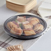 Choice 13 5/8 inch Round Food Tray with Lid - 100/Case