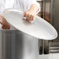 Vollrath 67491 Wear-Ever Domed Aluminum Pot / Pan Cover with Torogard Handle 20 7/8 inch