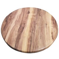American Tables & Seating ATO48-213 47 3/16" Round Indian Rosewood Isotop Outdoor Tabletop
