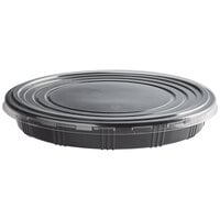 Emperor's Select 12 3/4" Round Sushi Tray with Lid - 100/Case