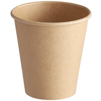 Choice 10 oz. Kraft Poly Paper Hot Cup - 50/Pack